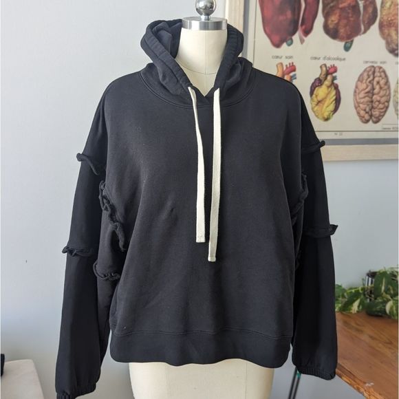 Evelyn Ruffle-Trim Hoodie XXL - Picture 2 of 8